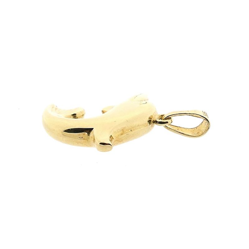 Afbeelding 8 van Gouden hanger van een dolfijn