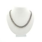 Image 1 of Silver robust gourmet link necklace | 45.5 cm
