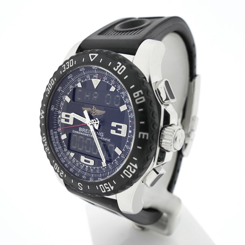 Image 2 of Breitling Airwolf Raven A78364; Professional Pilot's Men's Watch