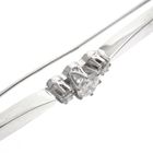 Image 3 of White gold brooch with diamond; 0.31 ct.