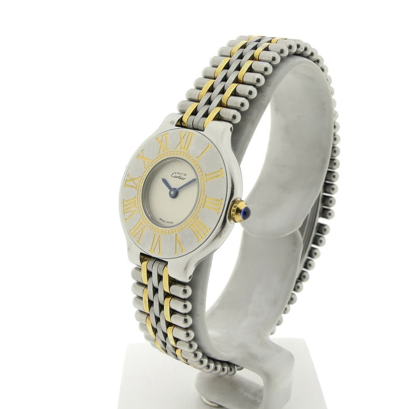 Image 2 of Cartier Must 21; Gold/steel women's watch