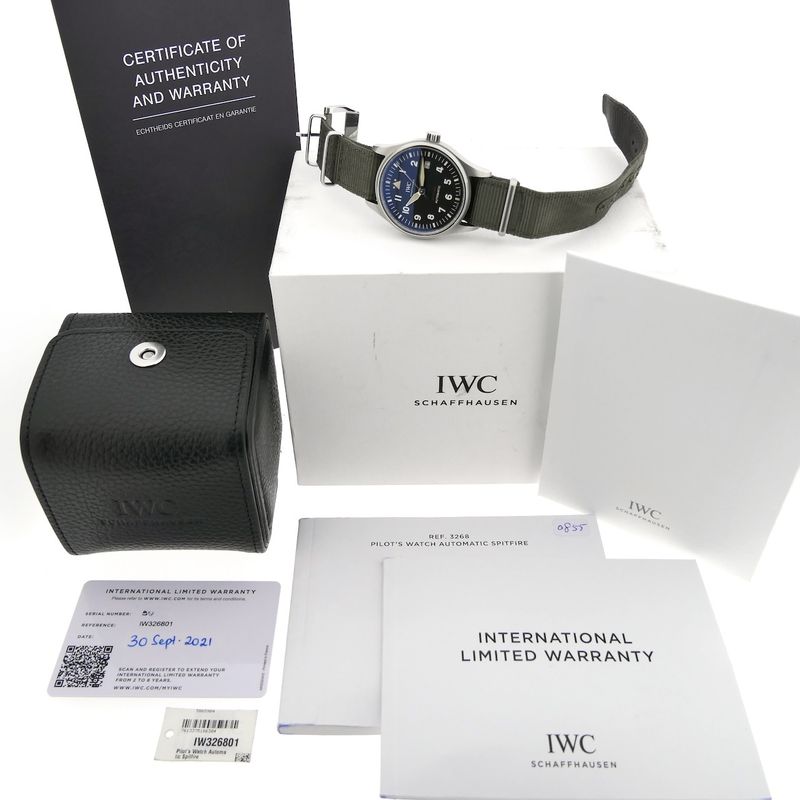 Image 4 of IWC Pilot Spitfire IW326801; Automatic men's watch