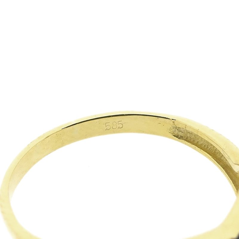 Image 8 of Gold subtle ring with zirconia