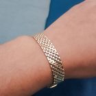 Image 4 of Vintage gold panther link bracelet