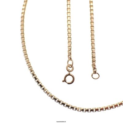 Image 1 of 8K Venetian link chain | 61 cm