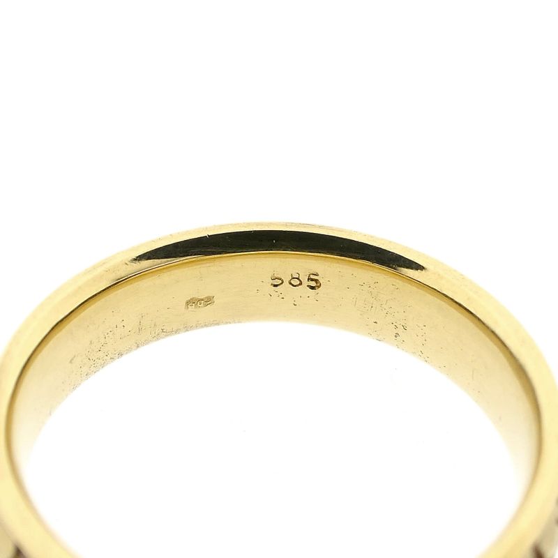 Afbeelding 4 van Gouden heren nugget ring