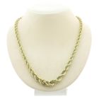 Image 1 of Gold twisted link necklace
