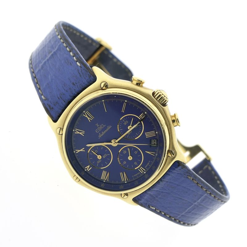 Image 7 of Ebel 1911 Automatic Chronograph 8134901; 18k gold watch