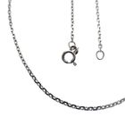 Image 5 of White gold thin anchor link necklace; Binder | 51 cm