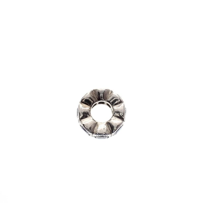 Image 3 of Pandora spacer; Silver; Zirconia in a row