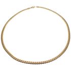 Image 3 of Gold gourmet link necklace | 44 cm