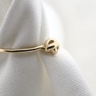 Image 4 of Gold subtle ring with knot
