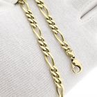 Afbeelding 9 van Gouden Figaro schakelarmband | 22,5 cm