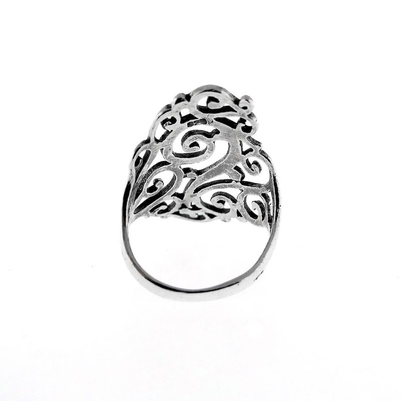 Image 7 of Silver ring with fantasy design