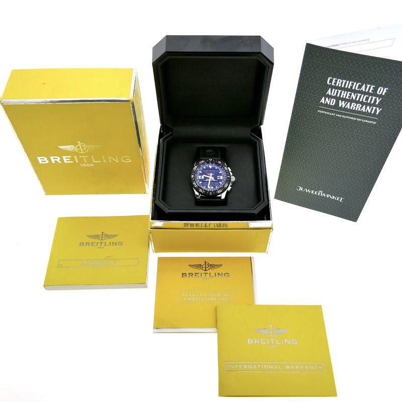 Image 4 of Breitling Airwolf Raven A78364; Professional Pilot's Men's Watch