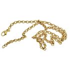 Image 4 of Gold jasseron link necklace | 44.5 cm