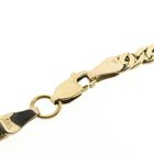 Image 4 of Gold navy/gourmet link bracelet | 19.5 cm
