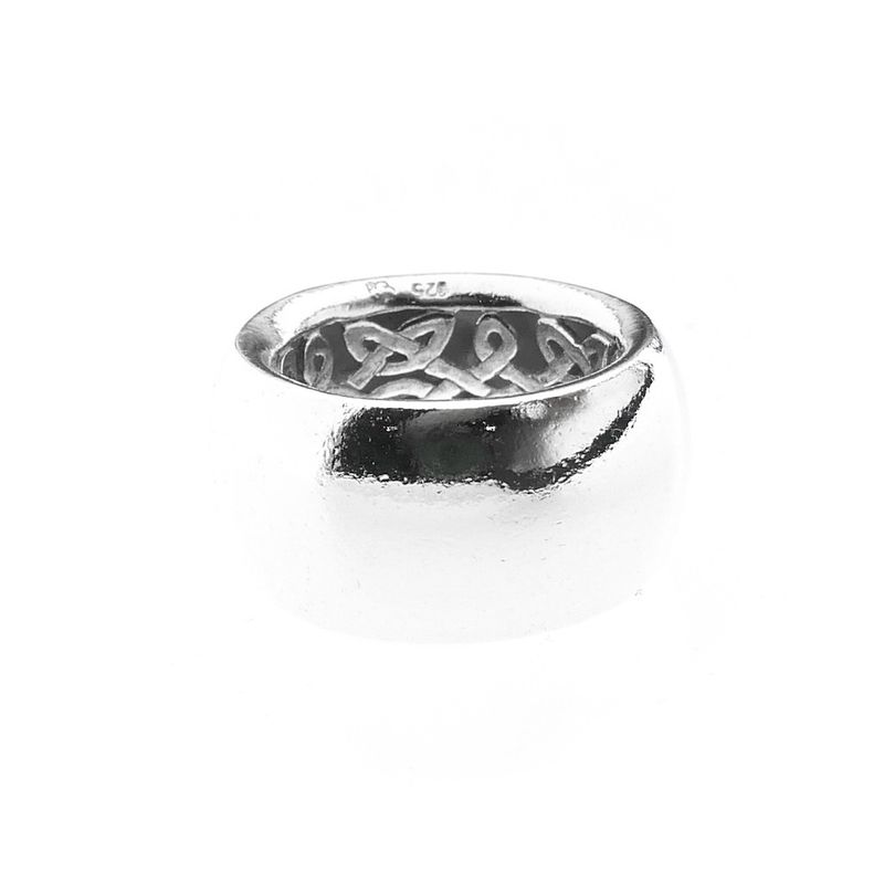 Image 2 of Wide silver domed ring