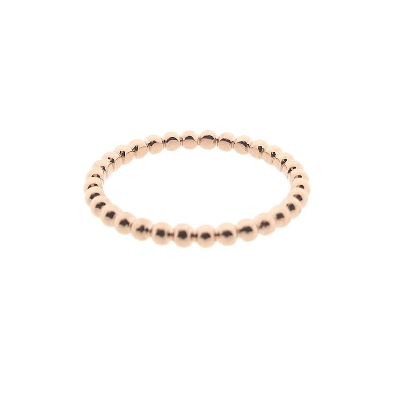 Image 4 of Rose gold sliding ring with balls