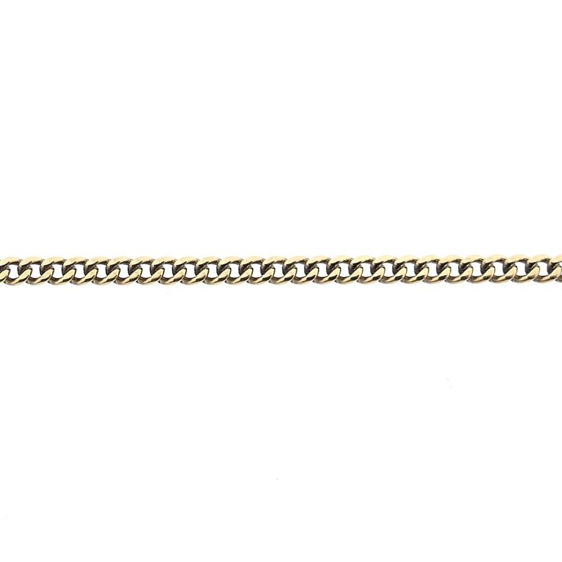 Image 6 of Gold gourmet link chain | 48 cm