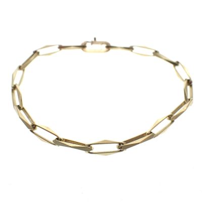 Gold closed for ever bracelet | 18 cm Image 1 of Gold closed for ever bracelet | 18 cm