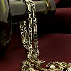 Image 6 of Two-tone gold infinity link chain