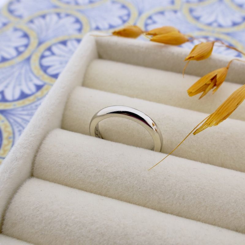 Image 2 of Blush white gold sliding ring