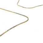 Image 3 of Gold Venetian link necklace with a fixed pendant