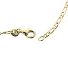 Image 4 of Gold navy/gourmet link necklace | 40.5 cm