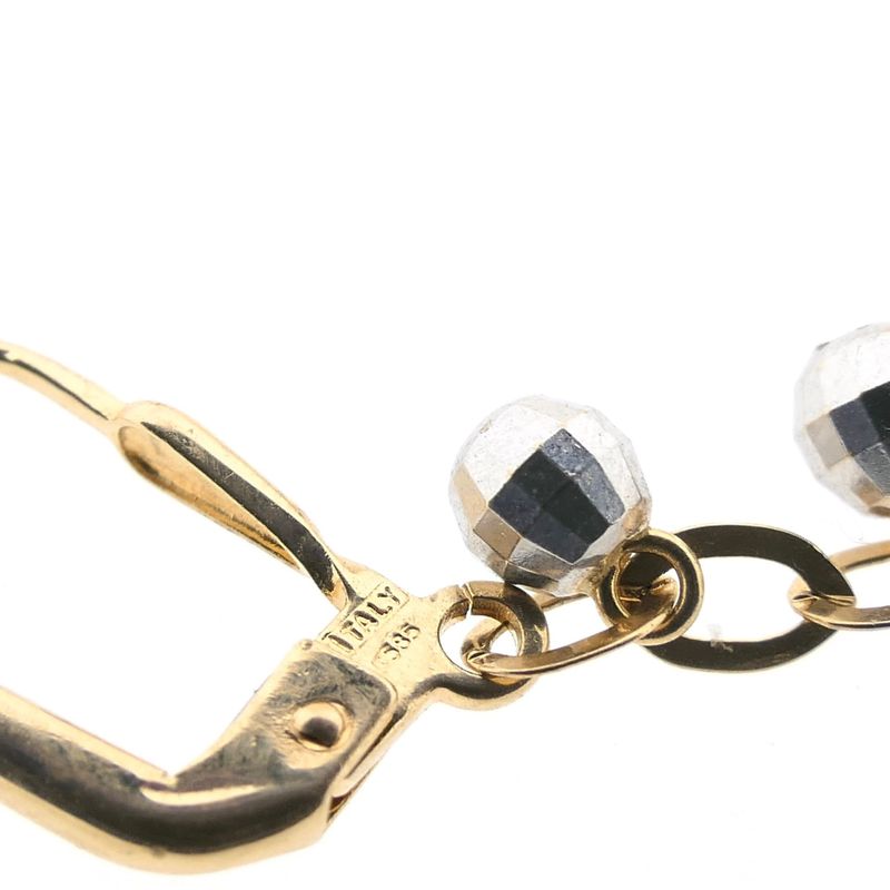 Image 7 of Two-tone gold earrings