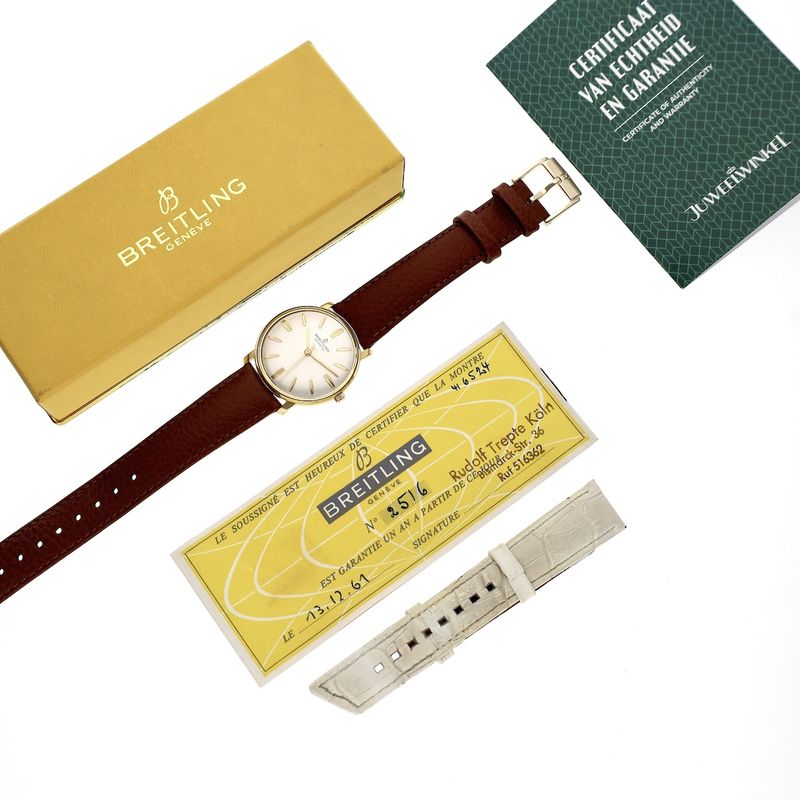 Image 4 of Breitling 'Bumper Automatic' 2516; Vintage men's watch in full set from 1961