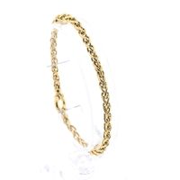 Golden fantasy link bracelet | 19 cm
