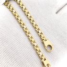 Afbeelding 8 van Bicolor gouden panterschakel armband
