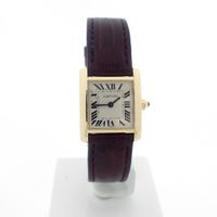 Cartier Tank Française; 18k gold ladies' watch