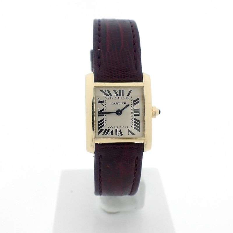 Image 1 of Cartier Tank Française; 18k gold ladies' watch
