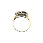 Afbeelding 5 van Vintage gouden ring met granaat
