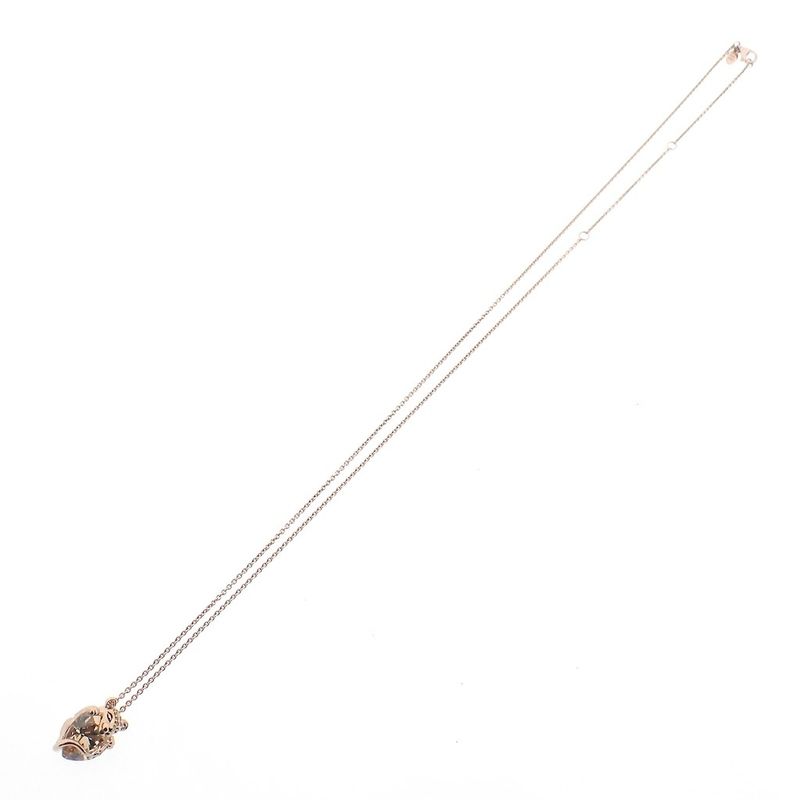 Image 6 of Pandora anchor link necklace with panther pendant; Rose gold plated; | 50 - 60 cm