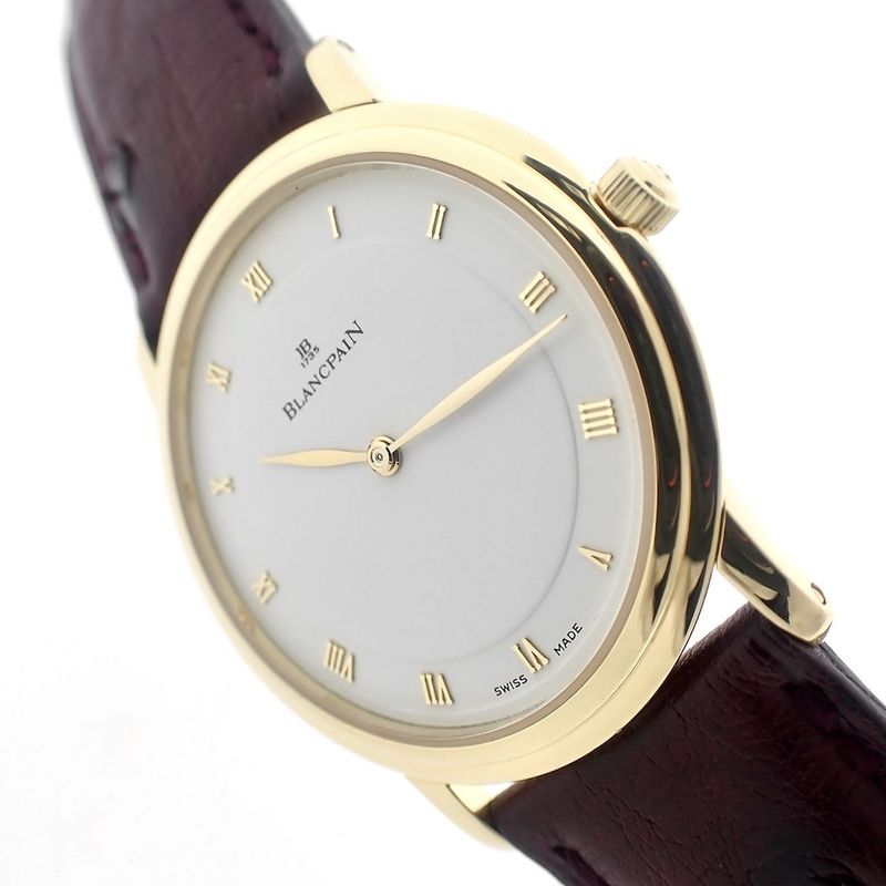 Image 4 of Blancpain Villeret 'Ultra Slim' 18k gold men's watch