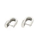 Image 5 of White gold stud earrings set with diamonds | 0.15 ct.