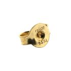 Image 4 of Gold stud earrings with Japanese cherry blossoms