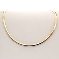 Gold Omega necklace; Women | 45 cm