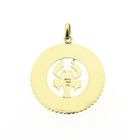 Image 6 of Gold zodiac sign pendant; Cancer