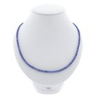 Image 1 of 9 carat sapphire bead necklace | 45 cm