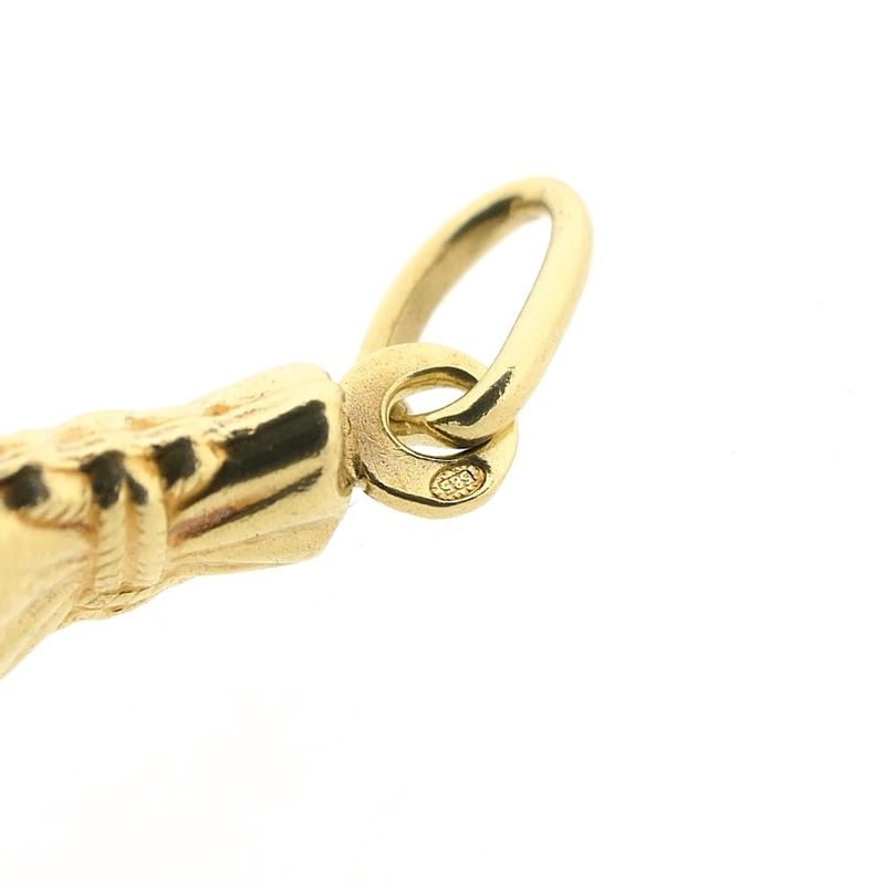 Image 6 of Gold pendant of a money bag