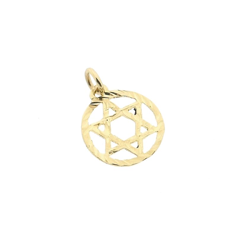 Image 9 of Gold pendant of a Star of David