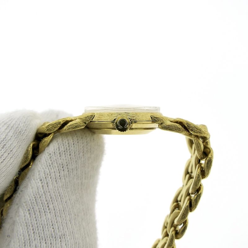 Image 8 of Omega Geneva Bracelet Watch; 18k Gold Women's Watch