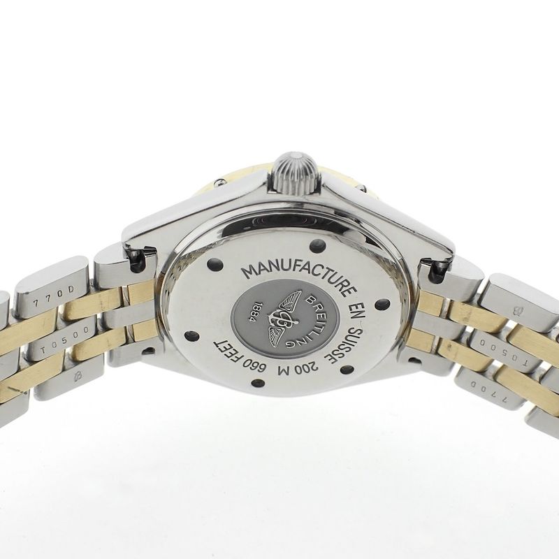 Image 8 of Breitling Lady-J; Gold/steel women's watch