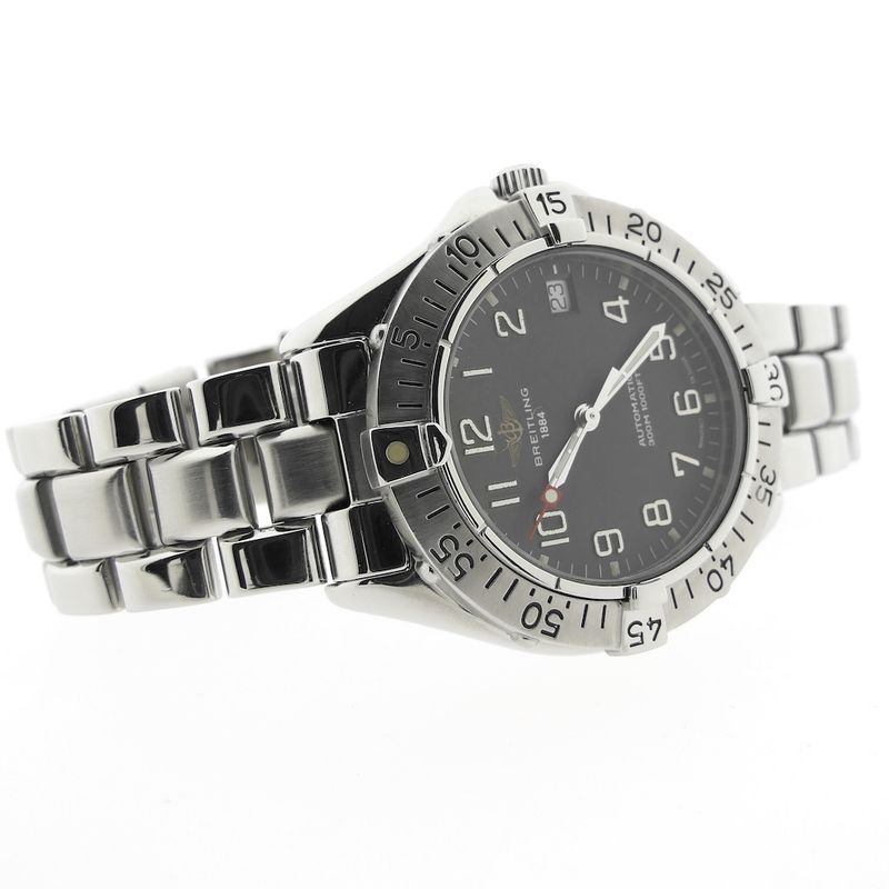 Image 7 of Breitling Colt Automatic A17035; Vintage automatic men's watch