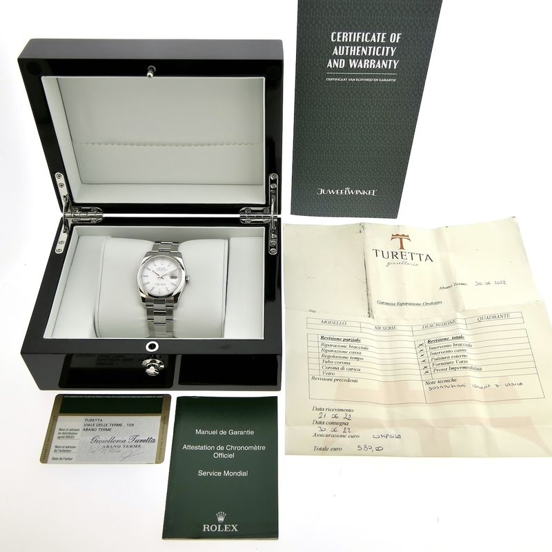 Image 4 of Rolex Datejust 36mm 'Roulette Date' 116200; Automatic watch