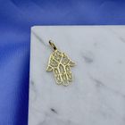 Image 7 of Gold pendant of a Hamsa hand